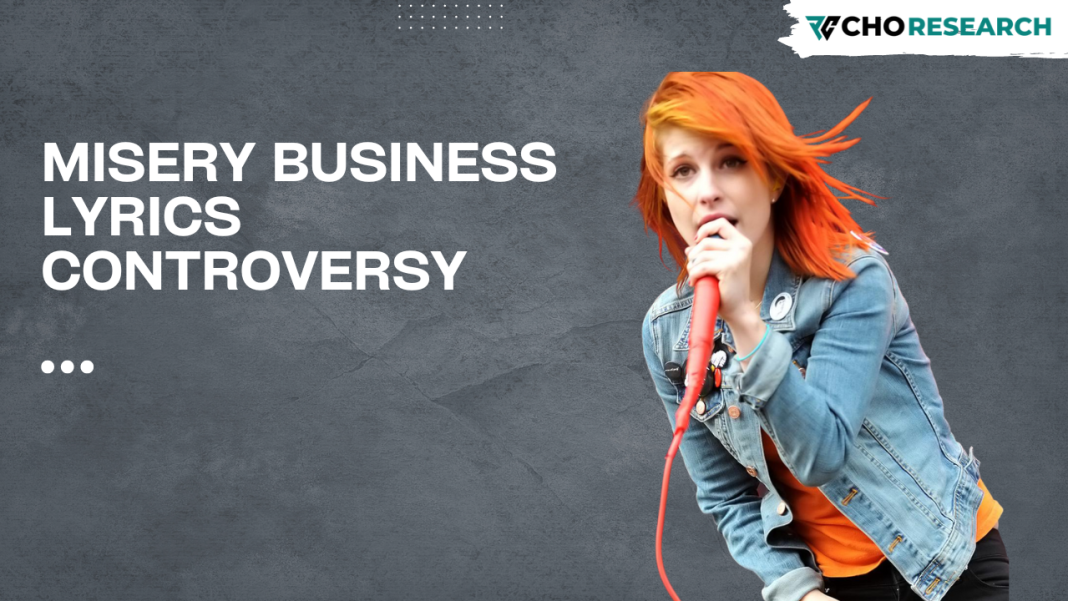 misery business lyrics controversy